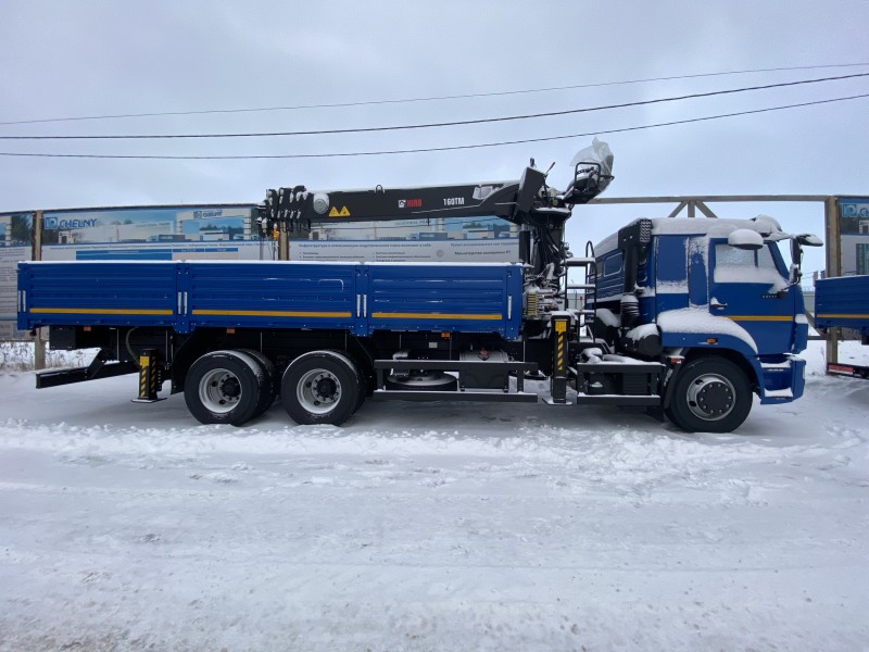 Автомобиль бортовой 438210 на шасси Камаз 65117-3010-48 с КМУ HIAB-160TМ