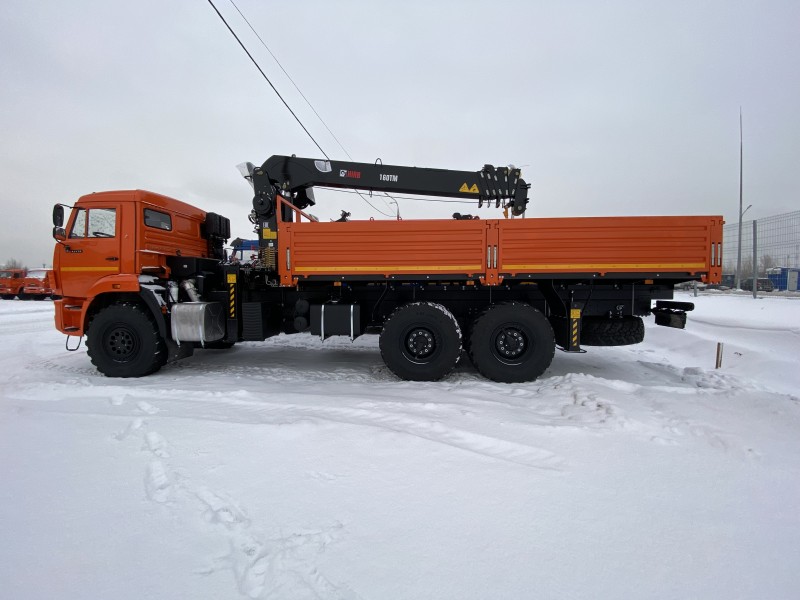 Автомобиль бортовой 438240 на шасси Камаз  43118-23027-50  с КМУ HIAB 160TM