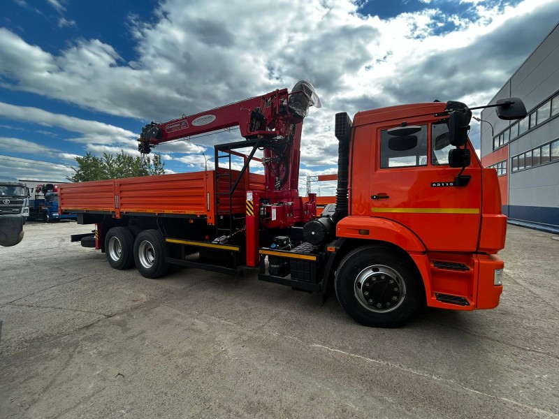 Автомобиль бортовой 6х4 на шасси КАМАЗ 65115-3932-А5 с КМУ HORYONG 216